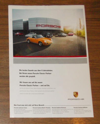 Seltene werbung porsche - werbung,