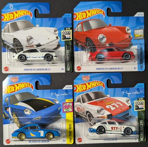 Hot wheels porsche - 4x,