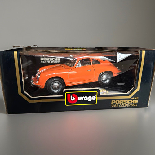 Bburago porsche 356b coupé - bburago,