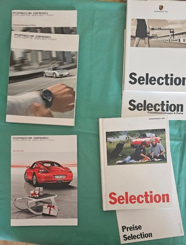 Porsche selection kataloge set - selection,