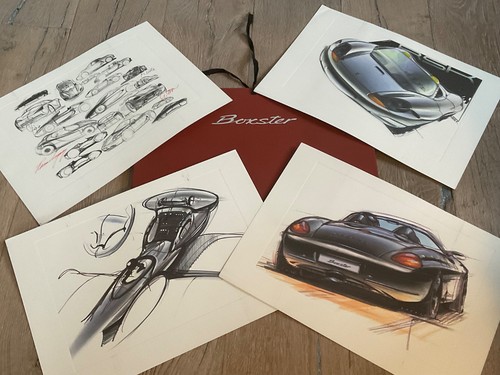 Orig porsche design zeichnung - orig.,