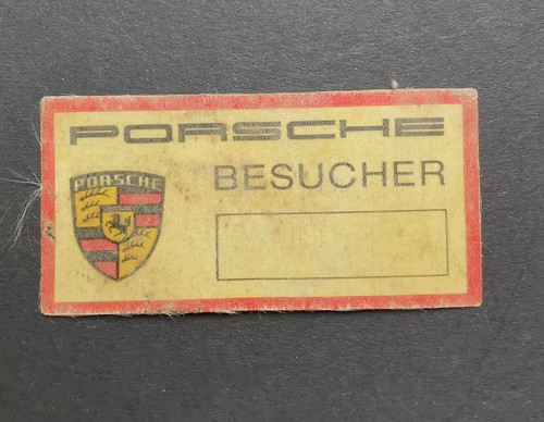 Porsche 1950s besucherausweis - 1950s,
